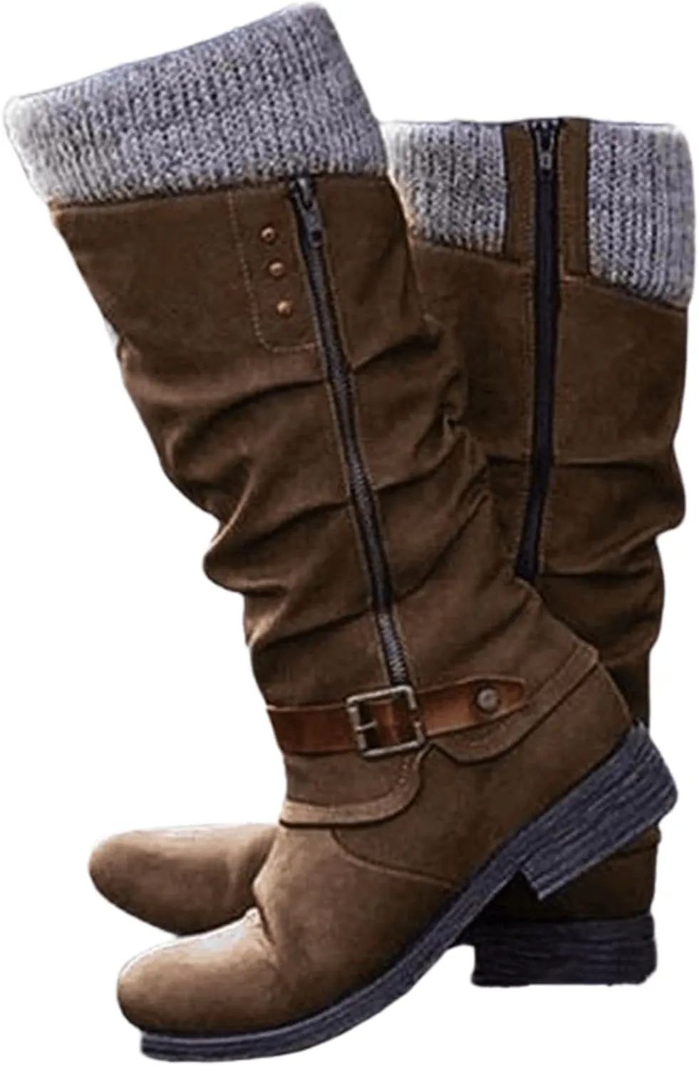 Boots For Women Knee High Wide Width Cowboy Boots Cowgirl Western Pointed Toe Wide Calf Fashion Classic Boot