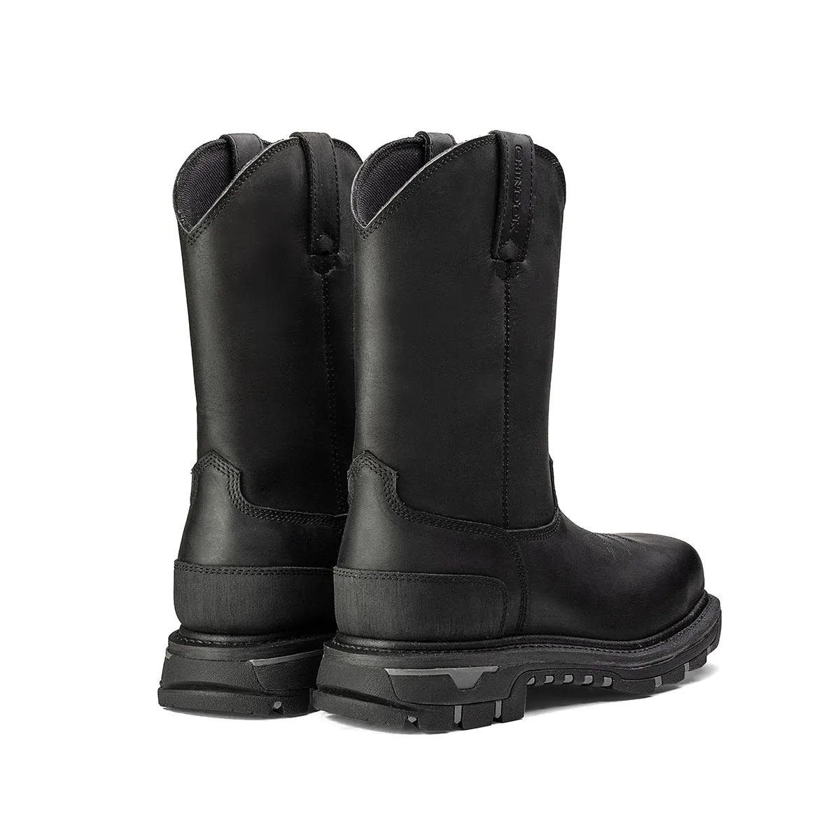 Boss 11” Western Composite Toe Leather Work Boot