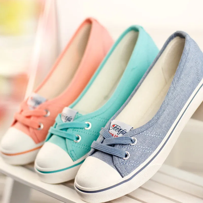 Breathable Ballet Shallow Prompt response Women Women On Canvas Casual Mouth Winter savings Slip Flats Shoes Shoes Low Flats Fashion Women Loafers Flats 2016