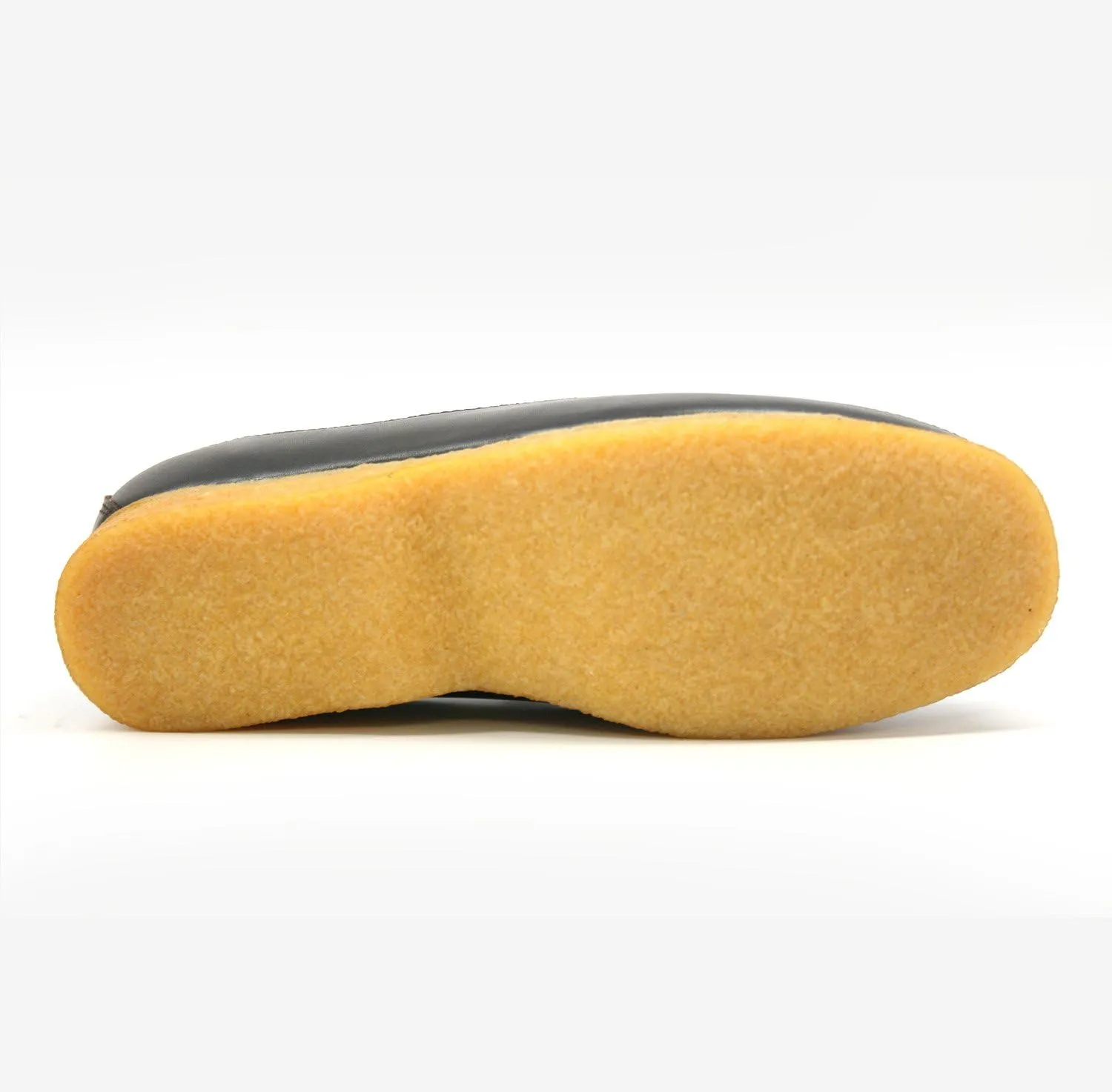 British Collection King Old School Slip On Black Suede Shoes