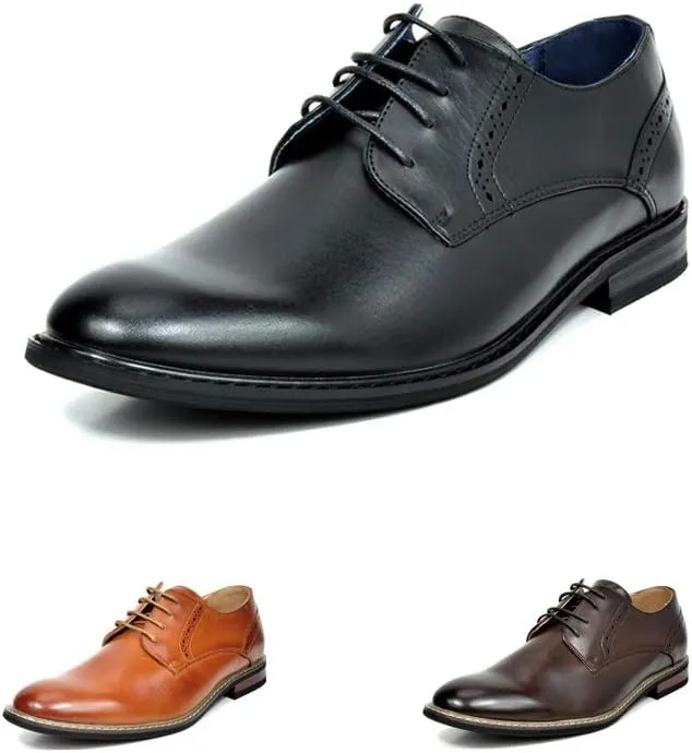 Bruno Marc Men's Leather Lined Dress Oxfords Shoes