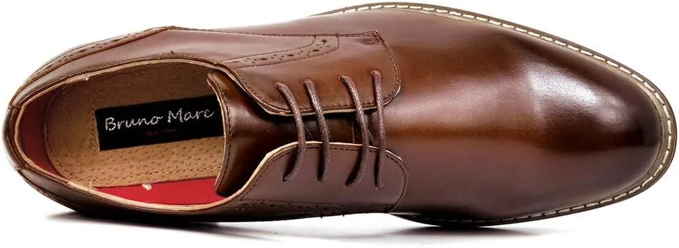 Bruno Marc Men's Leather Lined Dress Oxfords Shoes