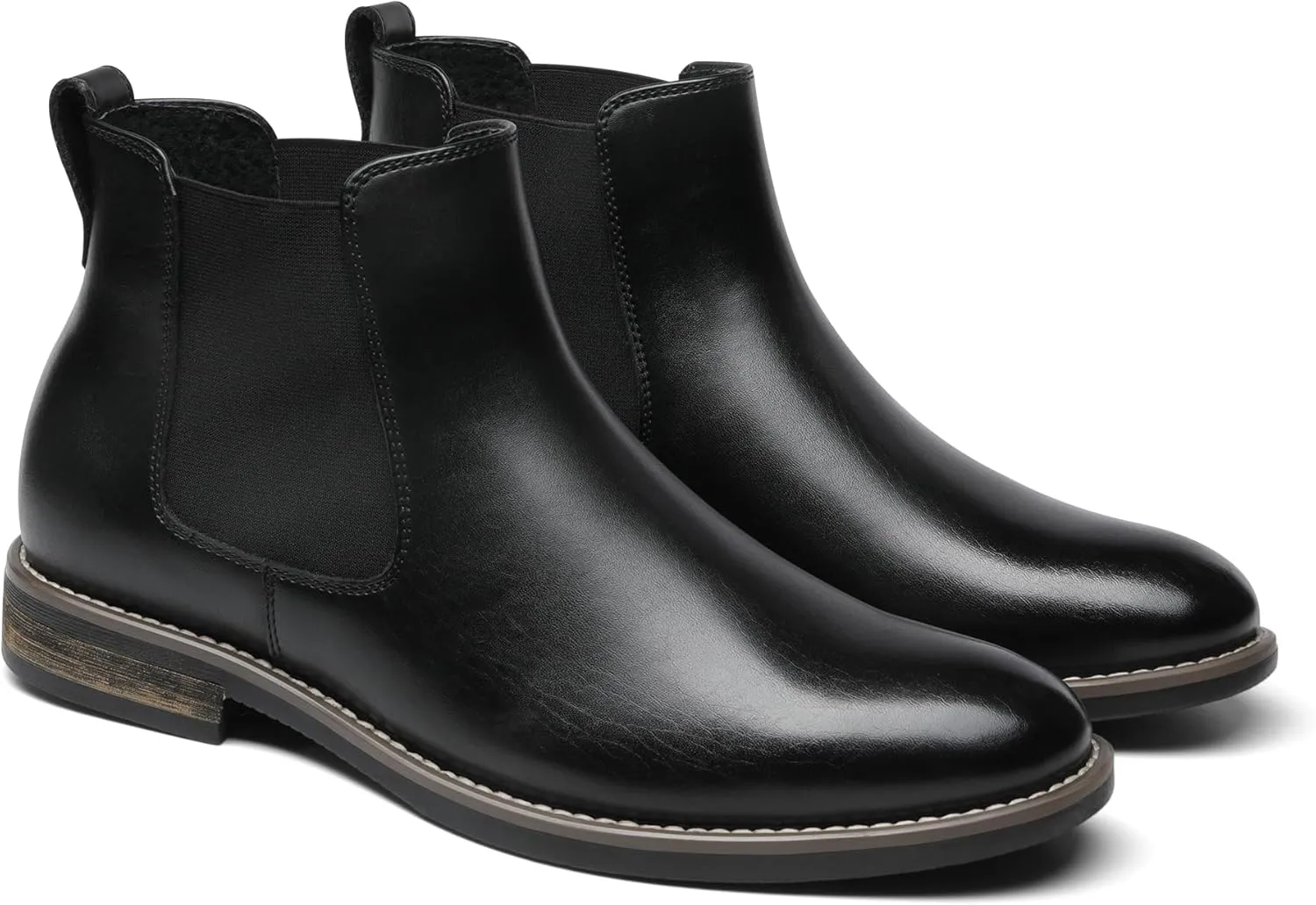 Bruno Marc Men's Suede Leather Chelsea Ankle Boots