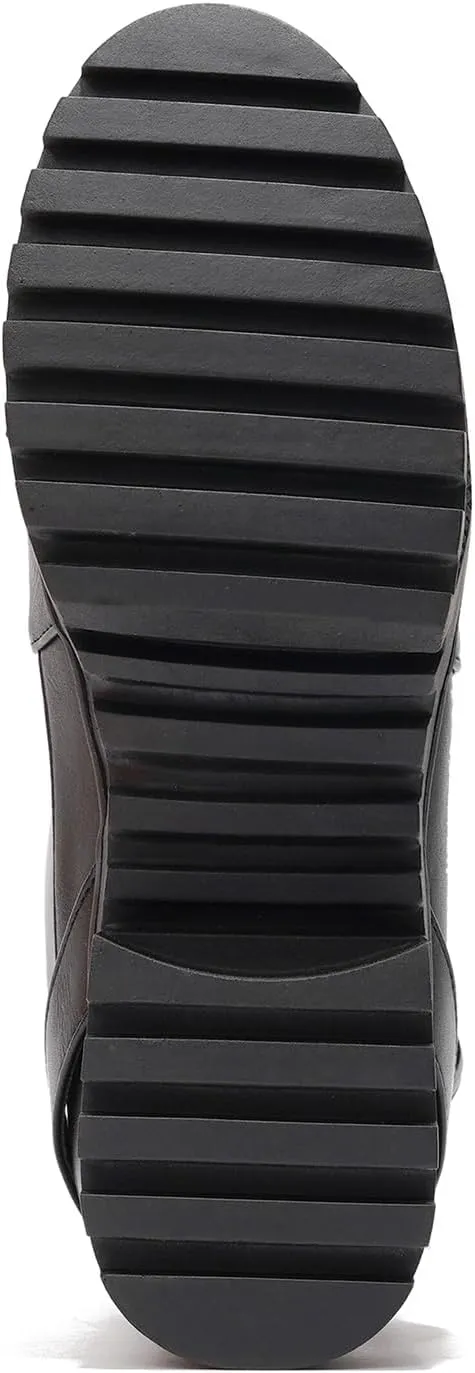 Cape Robbin Women's Hot Rod Chunky Combat Boots - Lace-Up High Top Ankle Booties, Chunky Heel Boots
