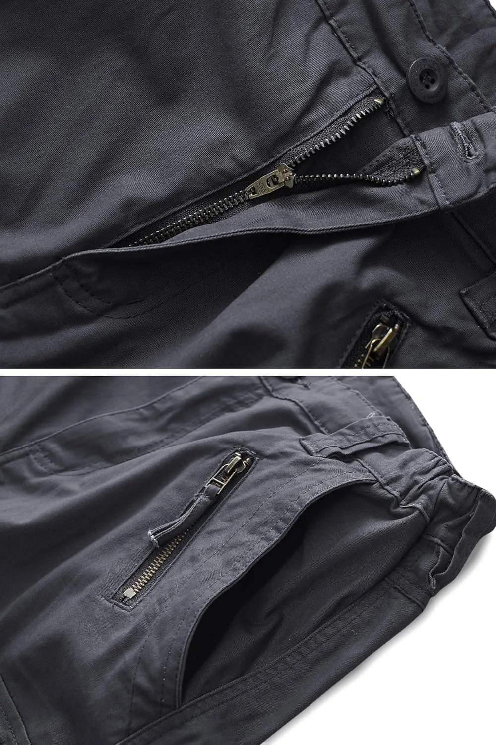 Cargo Pants Women, Camo Hiking Pants, Casual Y2K Parachute Pants with Zipper Pockets