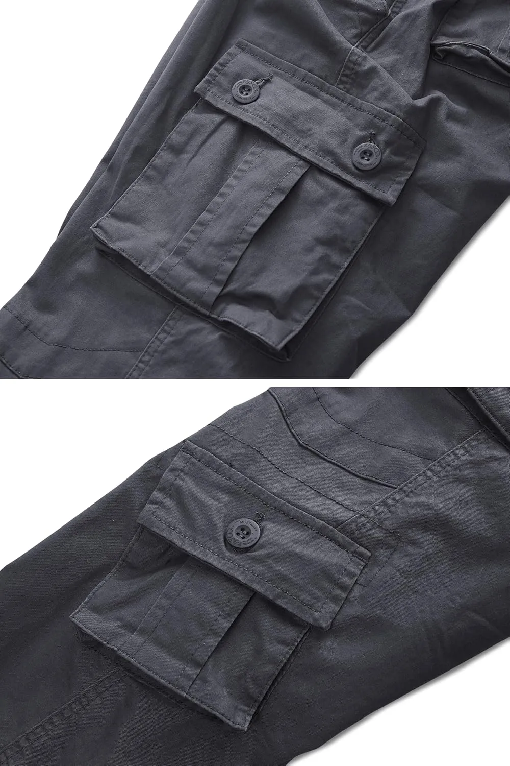 Cargo Pants Women, Camo Hiking Pants, Casual Y2K Parachute Pants with Zipper Pockets