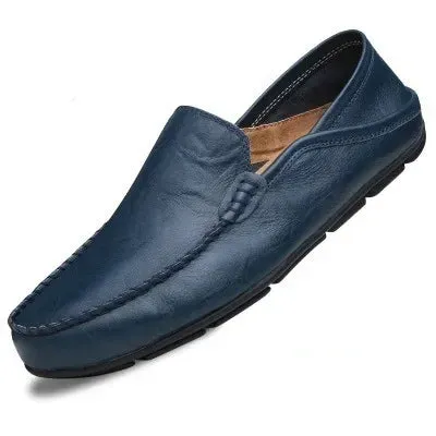 Casual Loafers Genuine Leather Light Breathable Slip on Boat