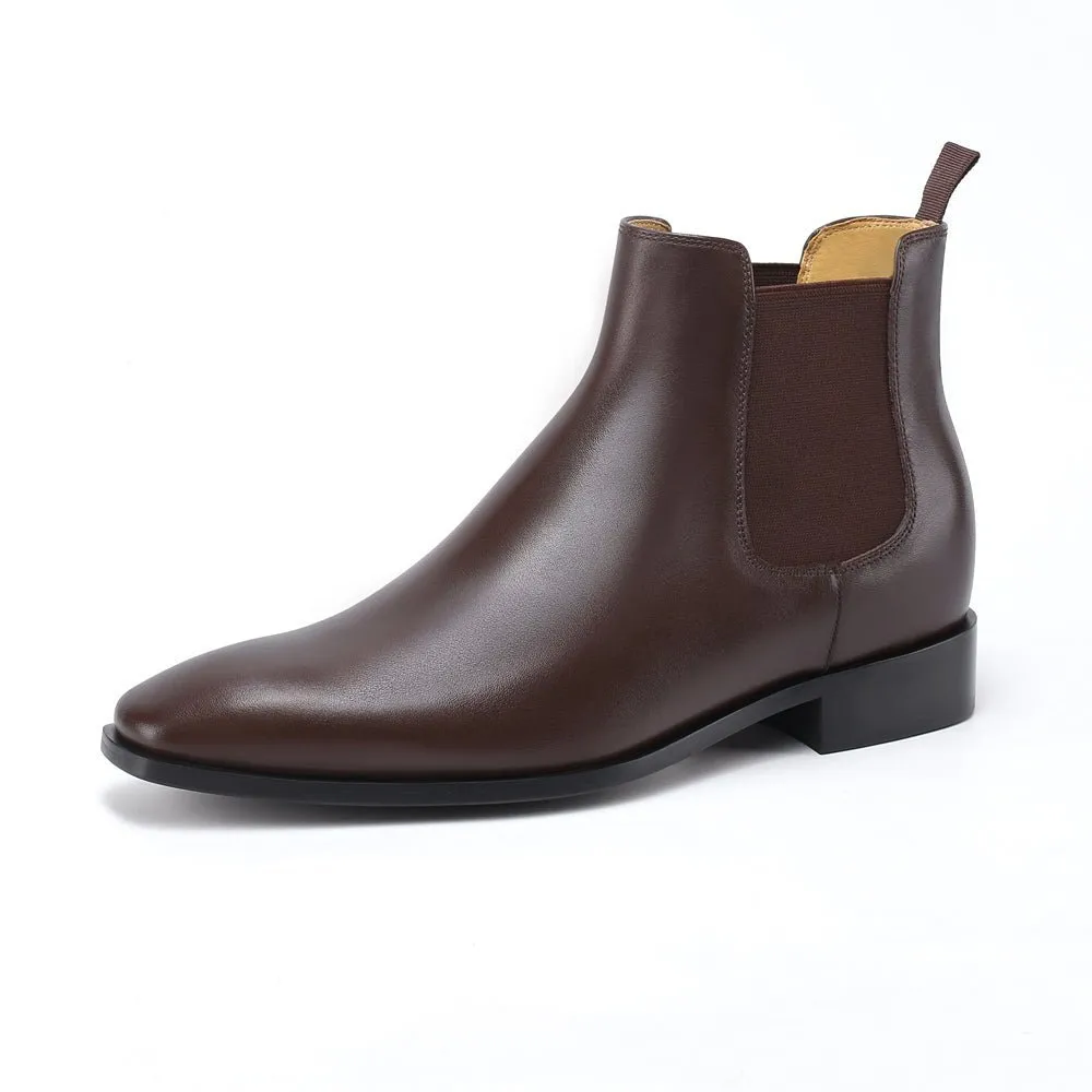 CHELSEA DARK BROWN  | 8CM BOOST