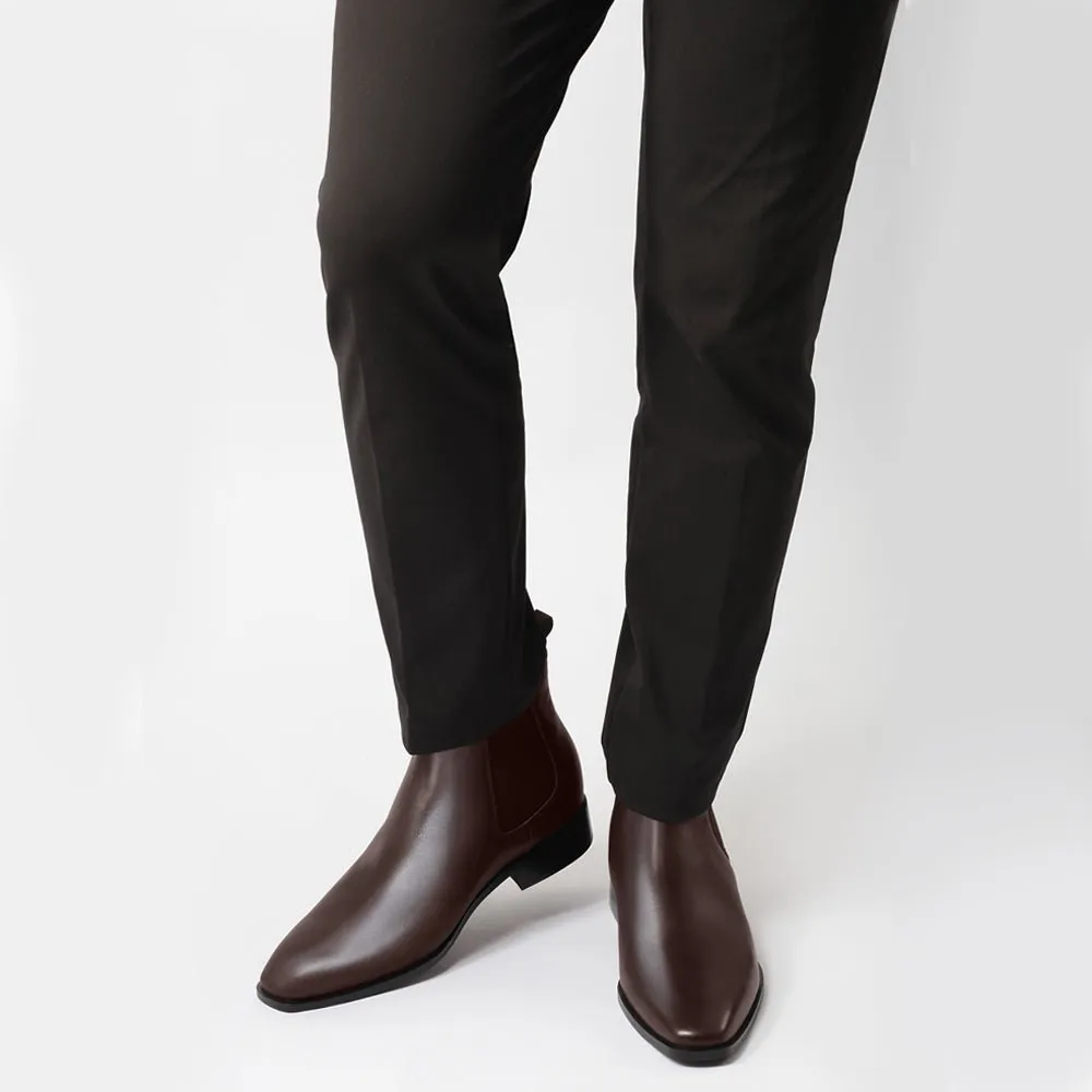 CHELSEA DARK BROWN  | 8CM BOOST