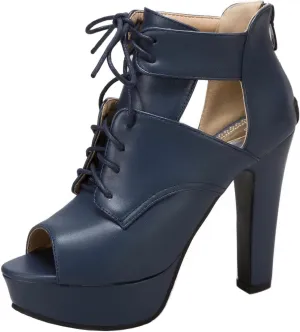 Ciuyurra Fashion Gladiator Sandals Platform Women Peep Toe Bootie Sandals