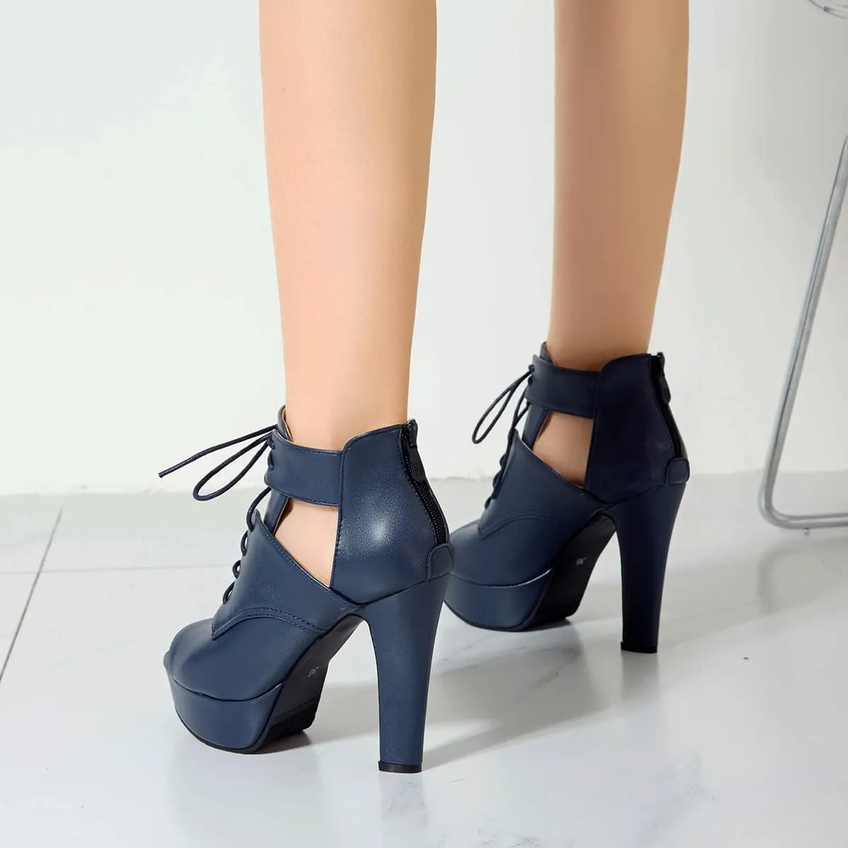 Ciuyurra Fashion Gladiator Sandals Platform Women Peep Toe Bootie Sandals