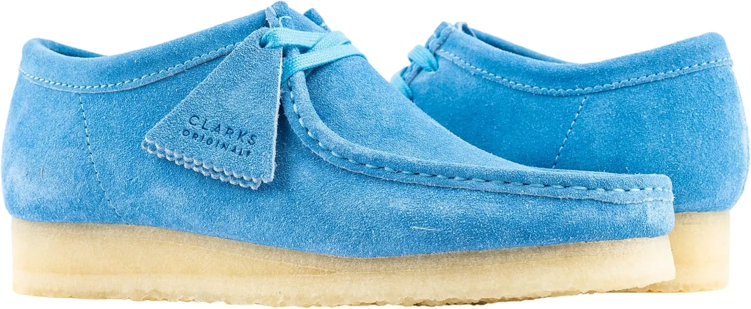 Clarks Originals Wallabee Men's Casual Shoes 7.5 Bright Blue