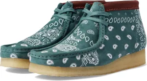 Clarks Wallabee Boot Green Paisley 8.5 B (M)