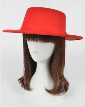 CLASSIC FAUX DERBY HAT