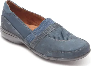 Cobb Hill Penfield A Line Casual Slip-On Women's Slip On, 10 B(M) US, Blue