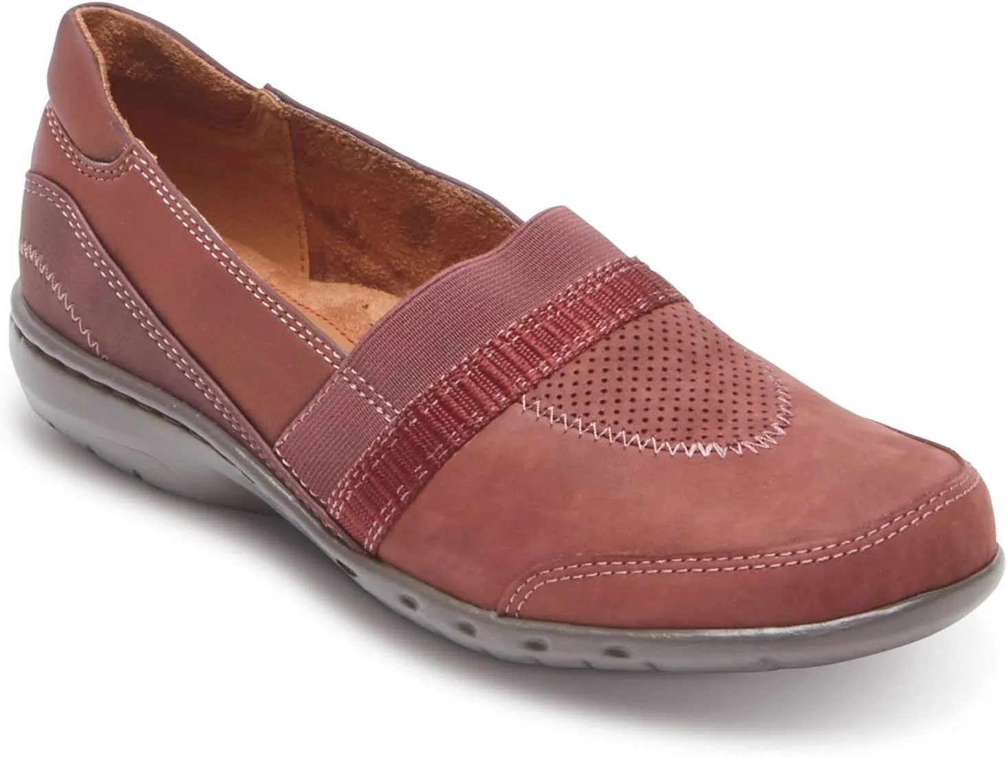 Cobb Hill Penfield A Line Casual Slip-On Women's Slip On, 6 C/D US, Redwood