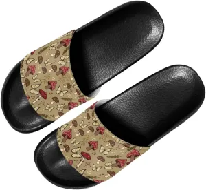 Coloranimal Retro Sunflower Women's Slide Sandals with Slip on Breathable Lightweight House Slippers Size US5-US13