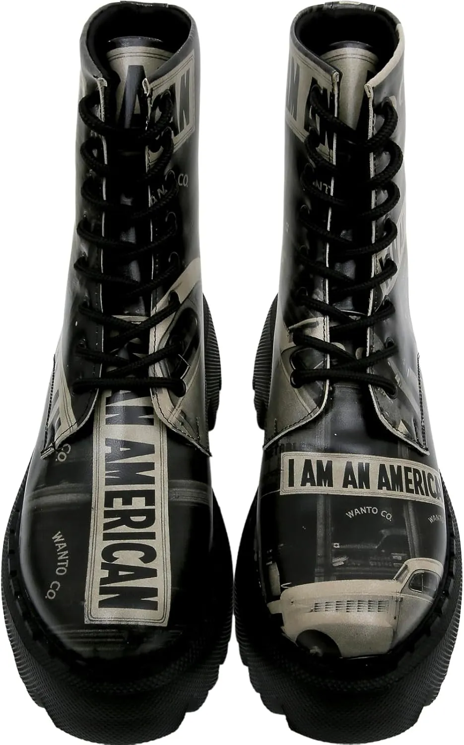 Combat Boots for Women - Vegan Leather and Handmade Platform Boots For Women