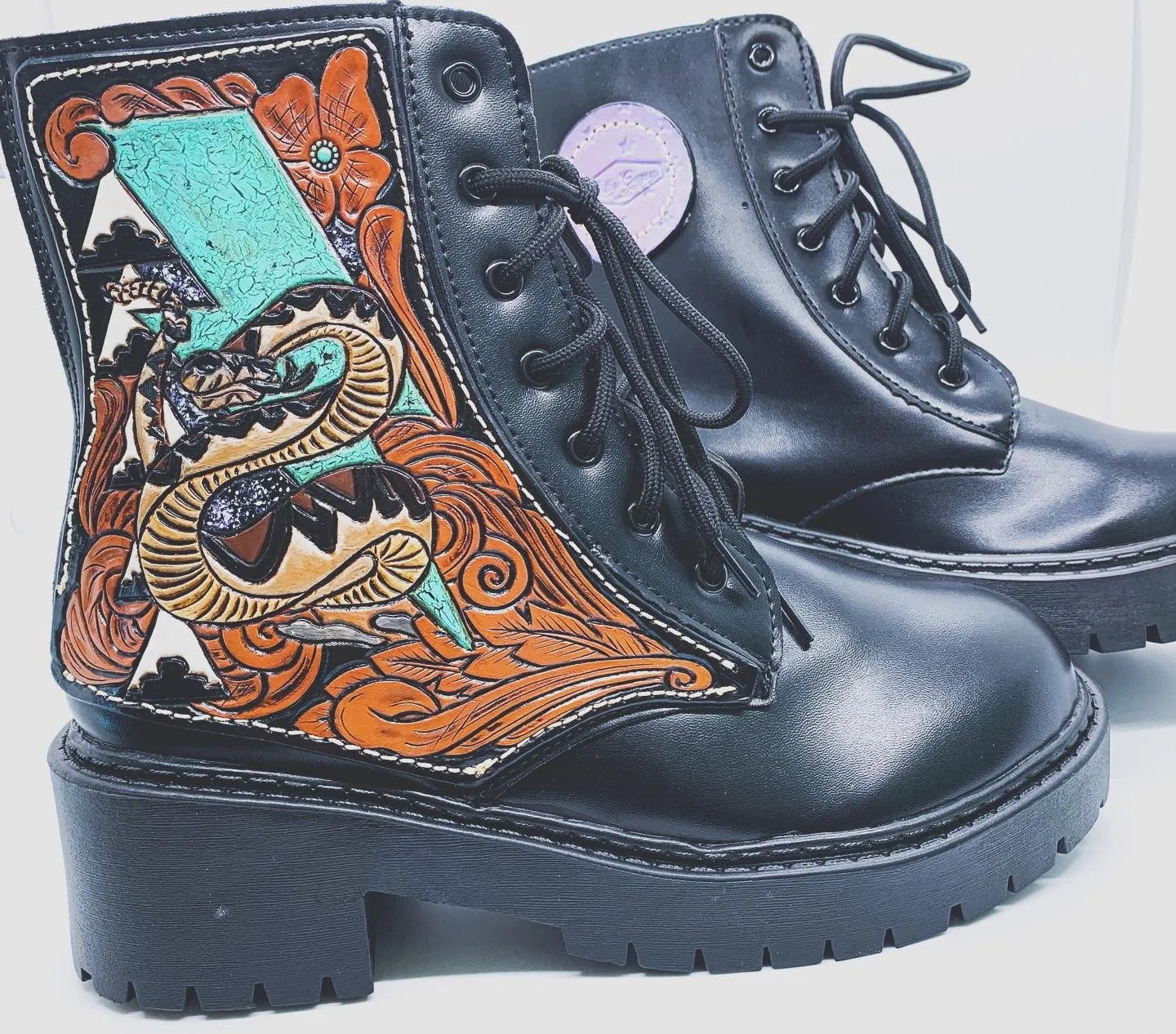 Combat Cowboy Boots