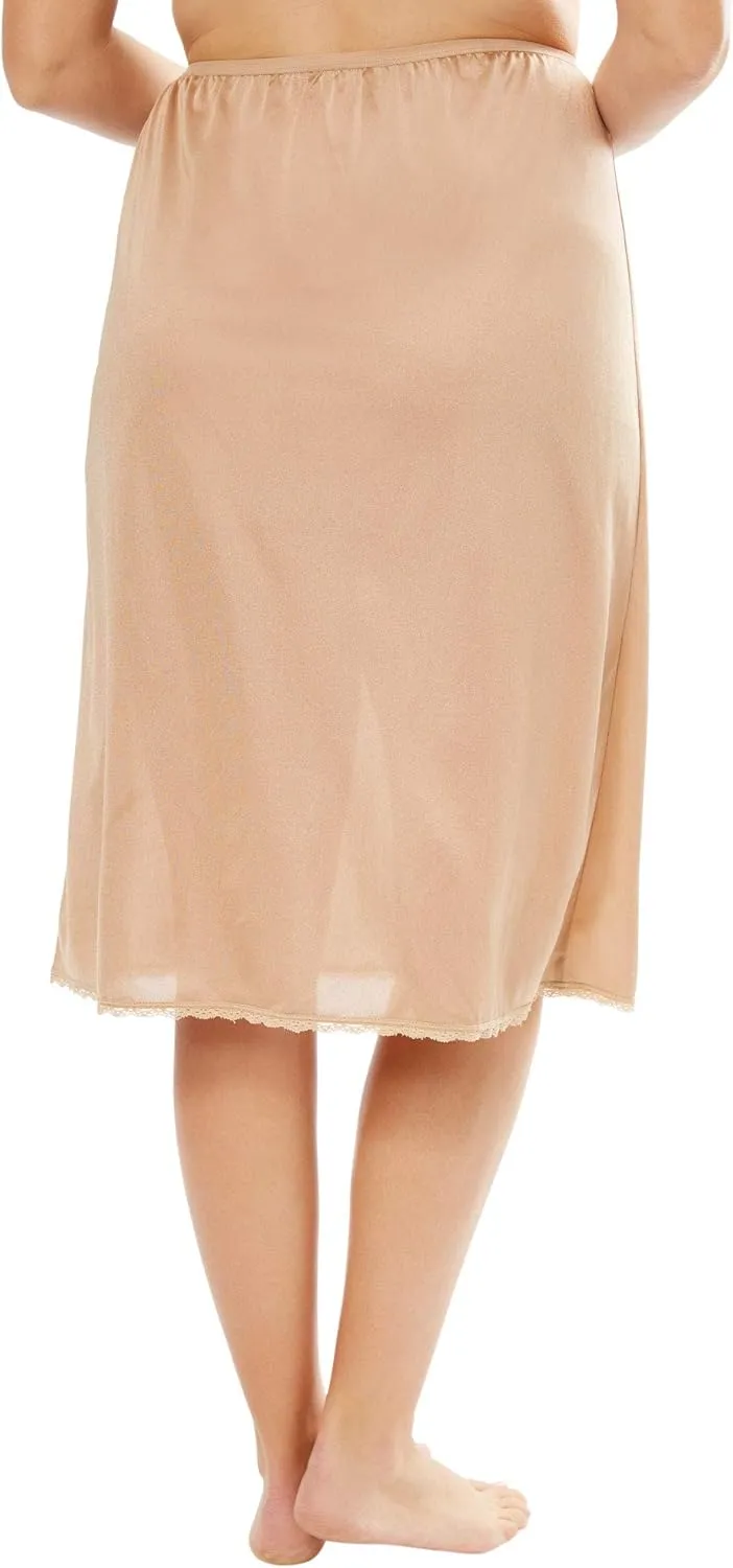 Comfort Choice Plus Size Half Slip 25" 2-Pack