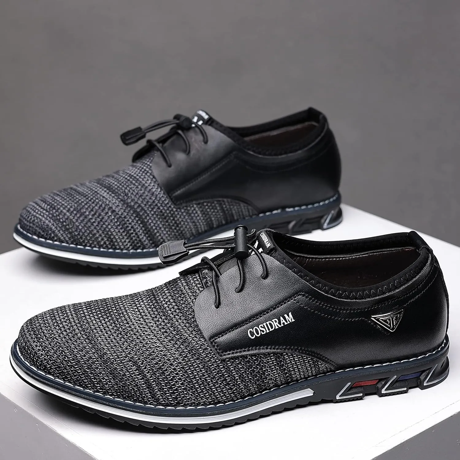 COSIDRAM Mens Casual Shoes Business Slip-on Shoes Comfort Fashion Office Shoes for Male