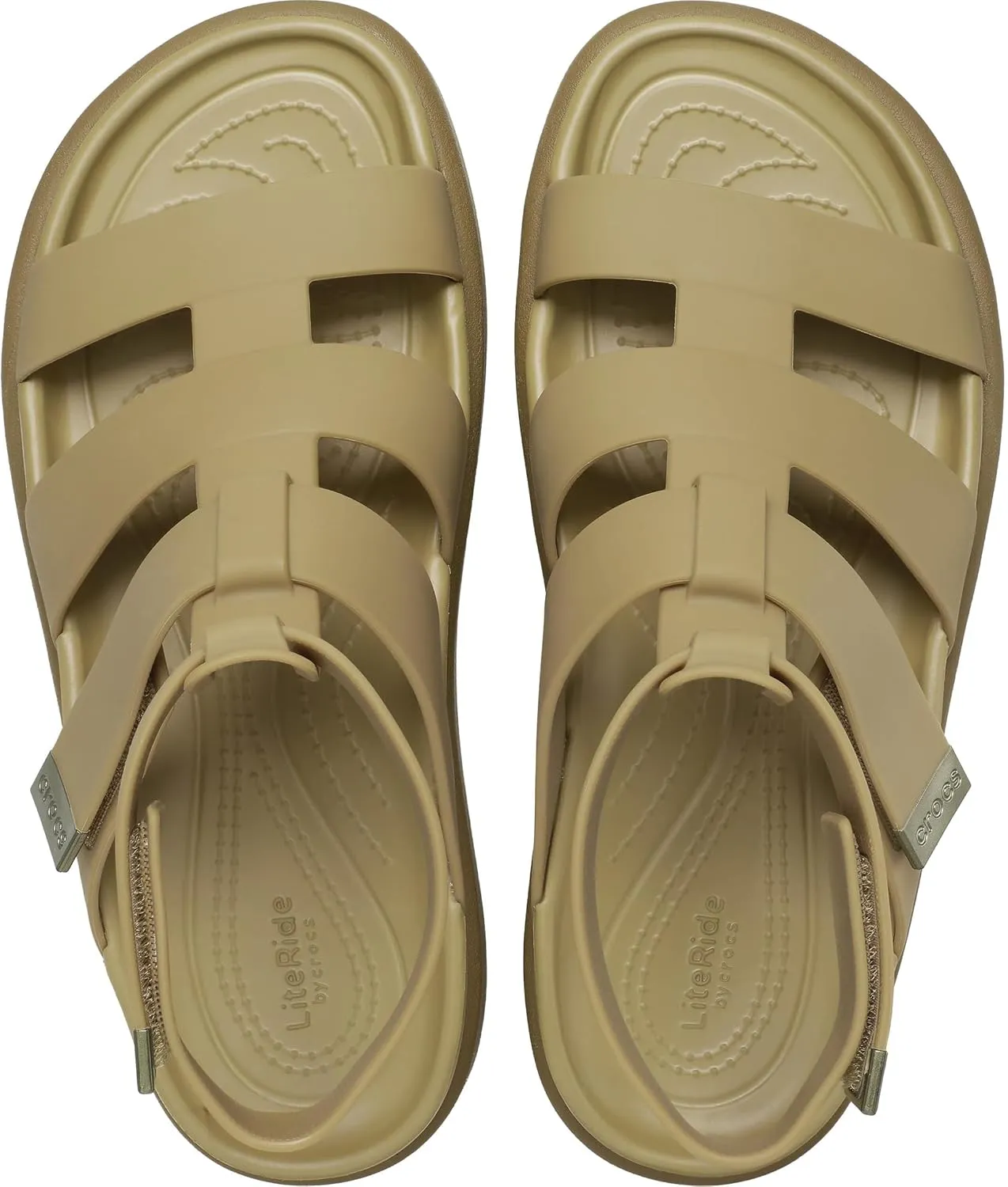 Crocs Women's Brooklyn Luxe Gladiator Platform Sandals, Black