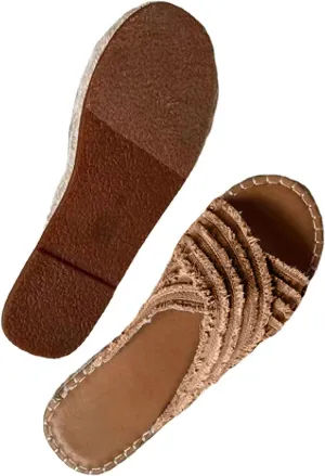 Cross Strap Sandals for Women Fashion Casual Slip On Cane Slides Indoor Home Flat Slippers Comfortable Trendy Open Toe Beach Shoes