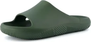CUSHIONAIRE Men's Galaxy pool slides with  Comfort