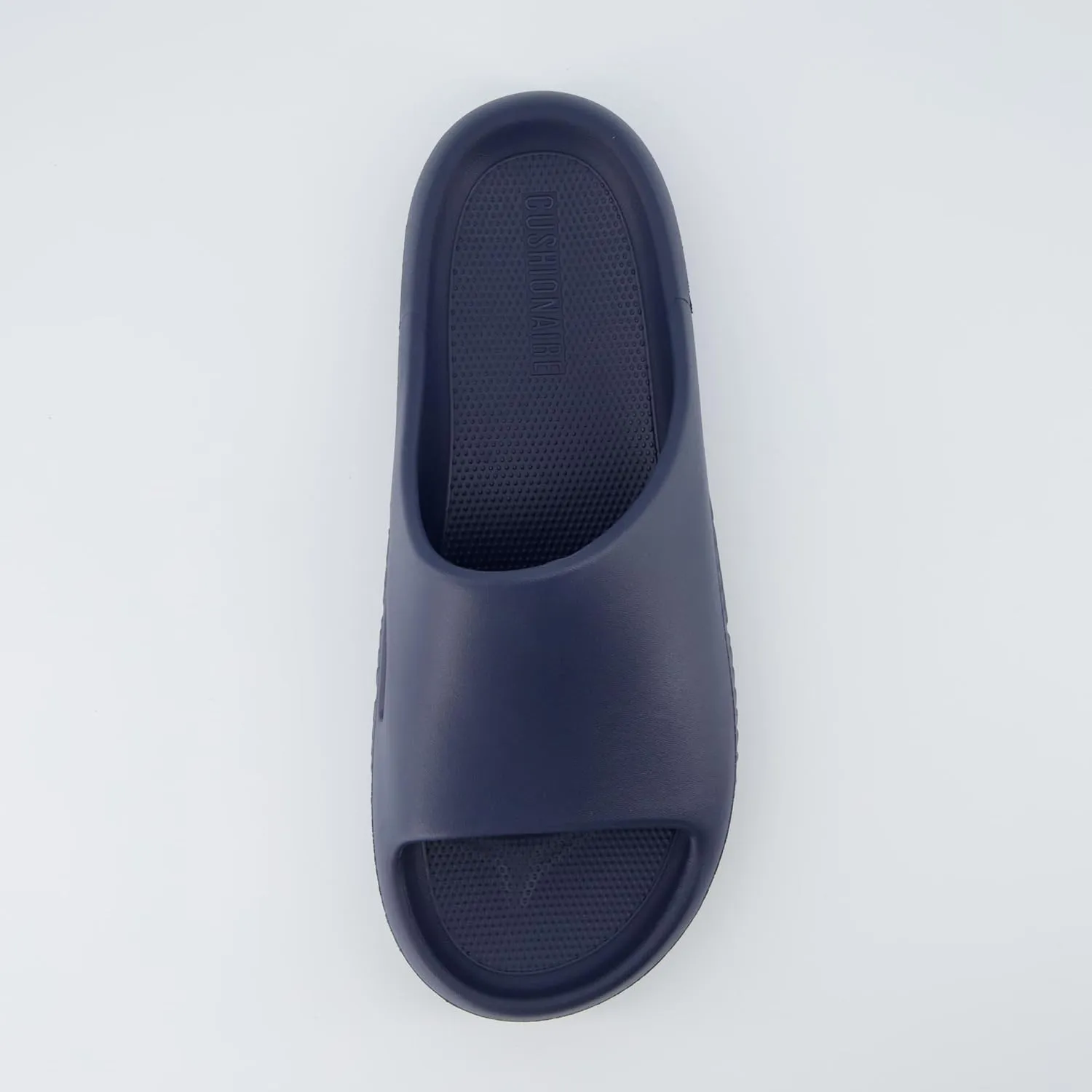 CUSHIONAIRE Men's Galaxy pool slides with  Comfort