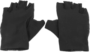 Cycling Gloves for Men and Women, Half Finger Gloves, Breathable and Slip, Shock Absorbing, Ideal for Cycling Outdoors in Spring and Summer, Black