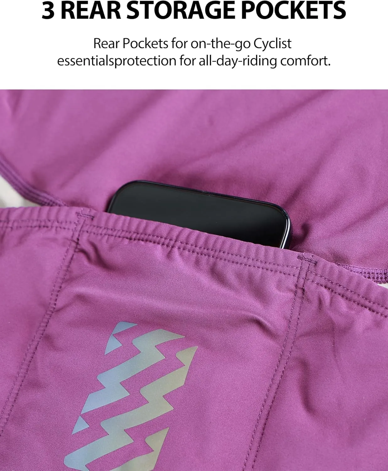 Cycling Jersey Women, Breathable Bike Shirts for Women Biking Tops with Pockets, Bicycle Clothing for Road Riding