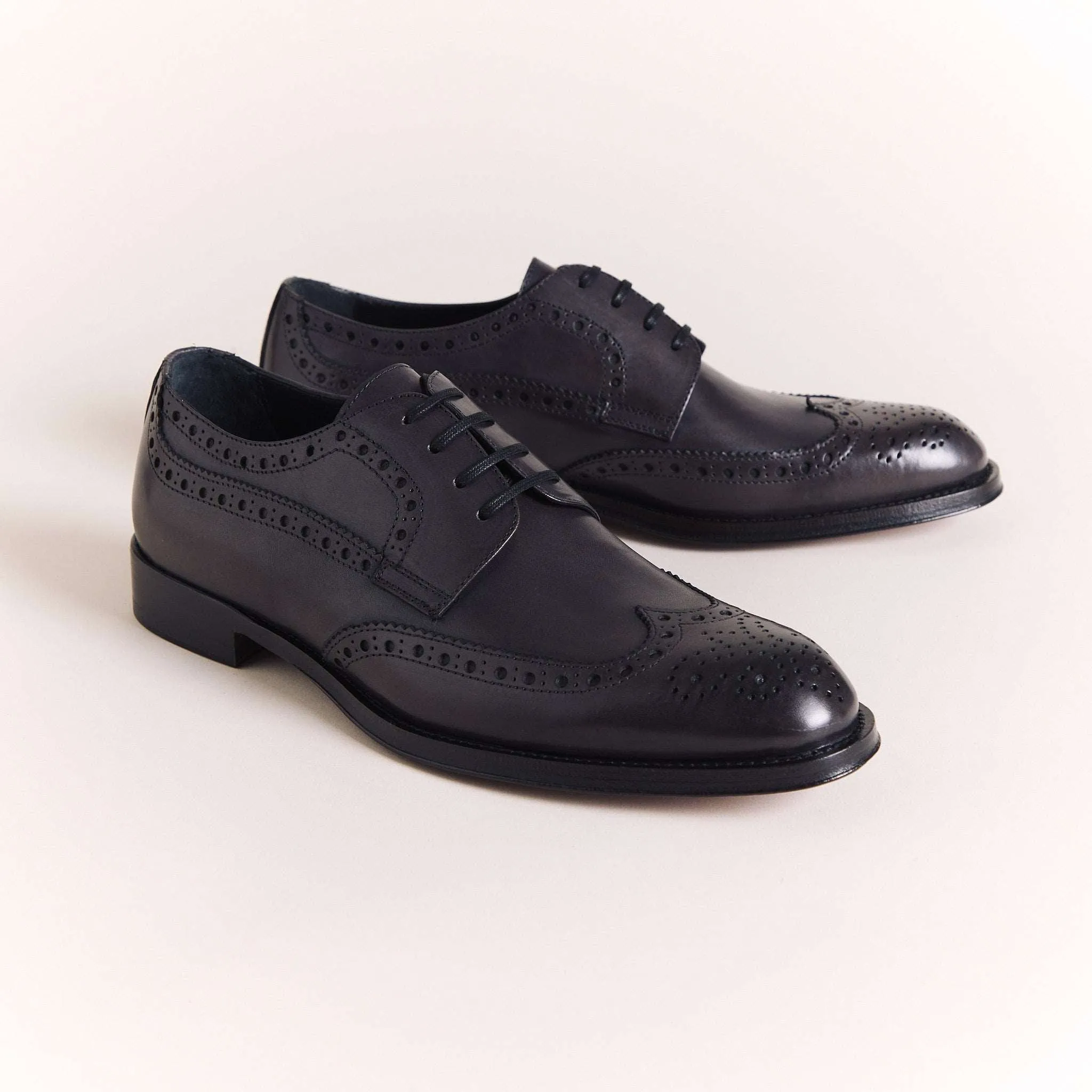 Dark Grey Derby Brogues