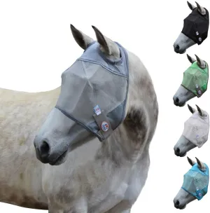 Derby Originals Reflective Mesh Fly Mask with 1 Year Warranty No Ears or Nose Cover