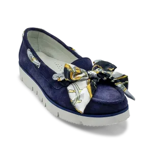 DI CHENZO Women's 1158 Dark Blue Velour