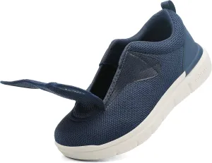 Diabetic Shoes Men Extra Wide Adjustable Width Slip On Walking Shoes with Arch Support for Swollen Feet Pain Relief (Blue, 14 X-Wide)