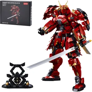 Double Knife Flow Samurai mech Robot Model Building Blocks Toy Set Birthday for Age 8  Children Adults Teens 923 Pieces