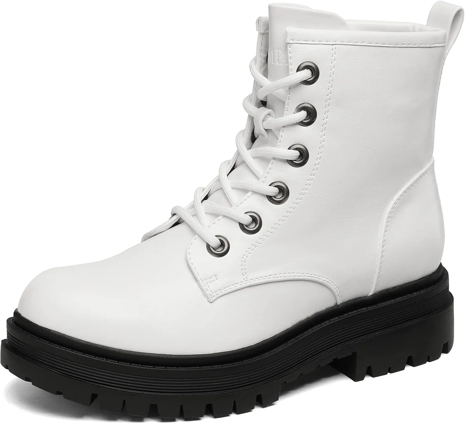 DREAM PAIRS Lace-up Combat Boots Ankle Booties for Women