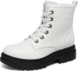 DREAM PAIRS Lace-up Combat Boots Ankle Booties for Women