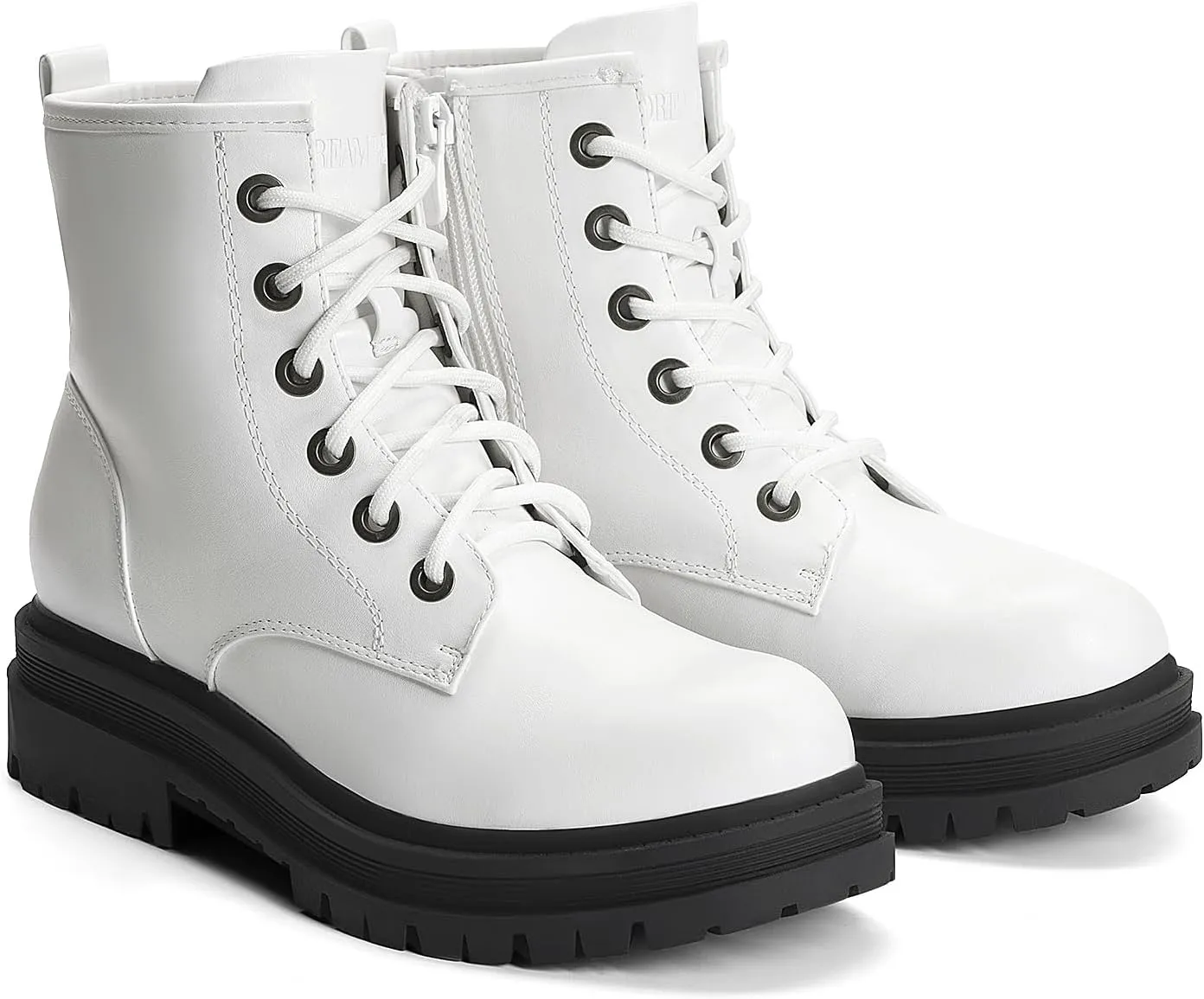 DREAM PAIRS Lace-up Combat Boots Ankle Booties for Women
