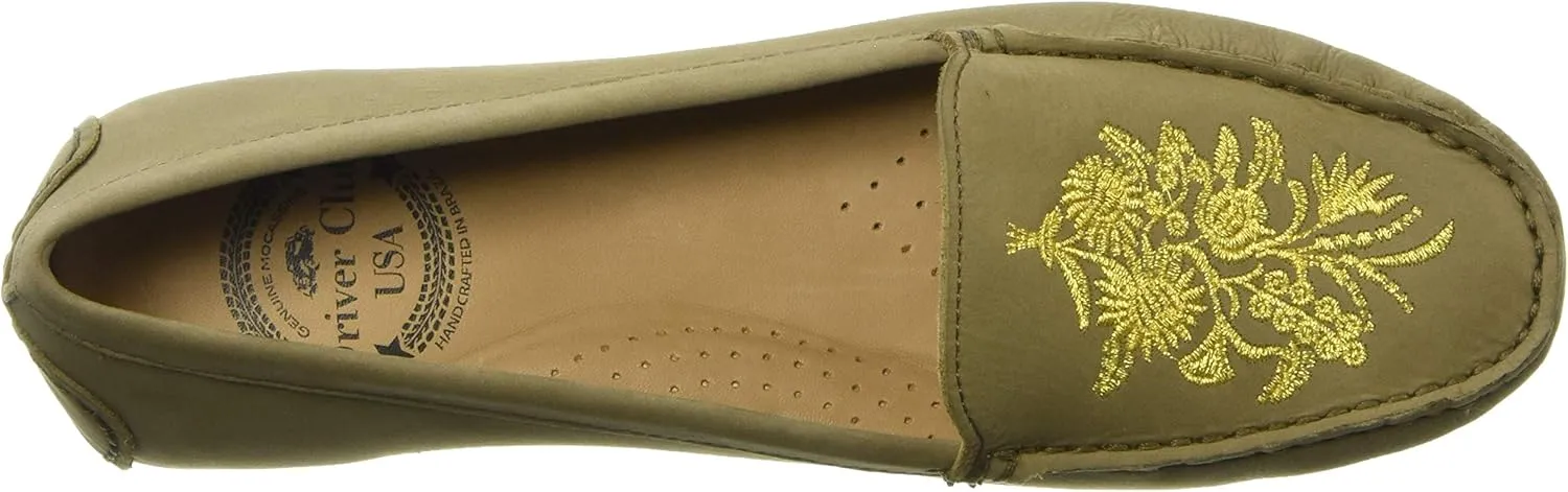 Driver Club USA Women's Leather Made in Brazil Nashville Loafer