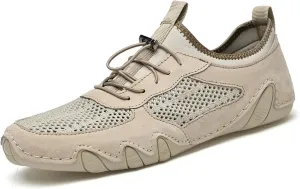 Driving Shoes for Men Breathable Mesh Men's Casual Shoes Slip On Fashion Comfortable Handmade