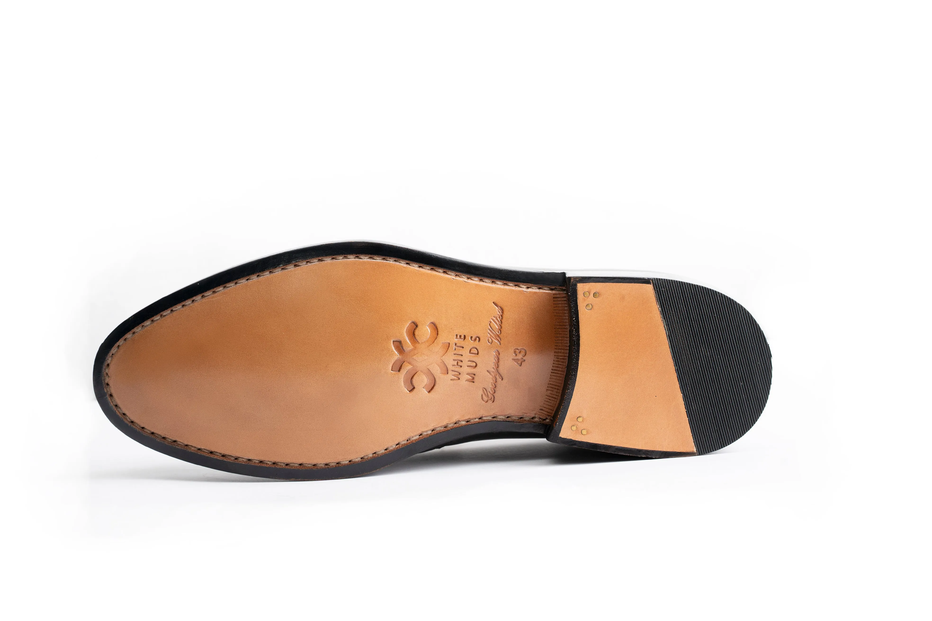 Engraved Textured Chelsea Olive Tan - Made to Order