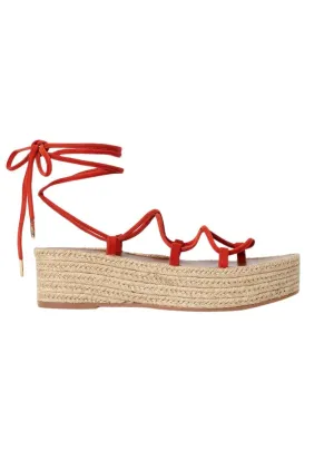 ESPADRILLE PLATFORM SANDALS