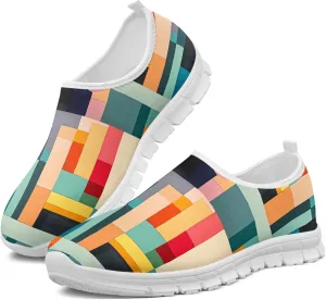 Fashion Design Walking Shoes for Women Comfort Slip on Casual Sneakers Size 5-10.5
