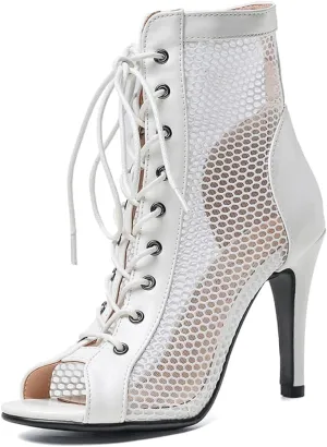Fashion Peep Toe Booties Gladiator High Top Sandals
