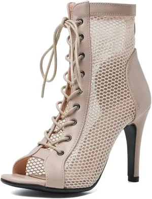 Fashion Peep Toe Booties Gladiator High Top Sandals