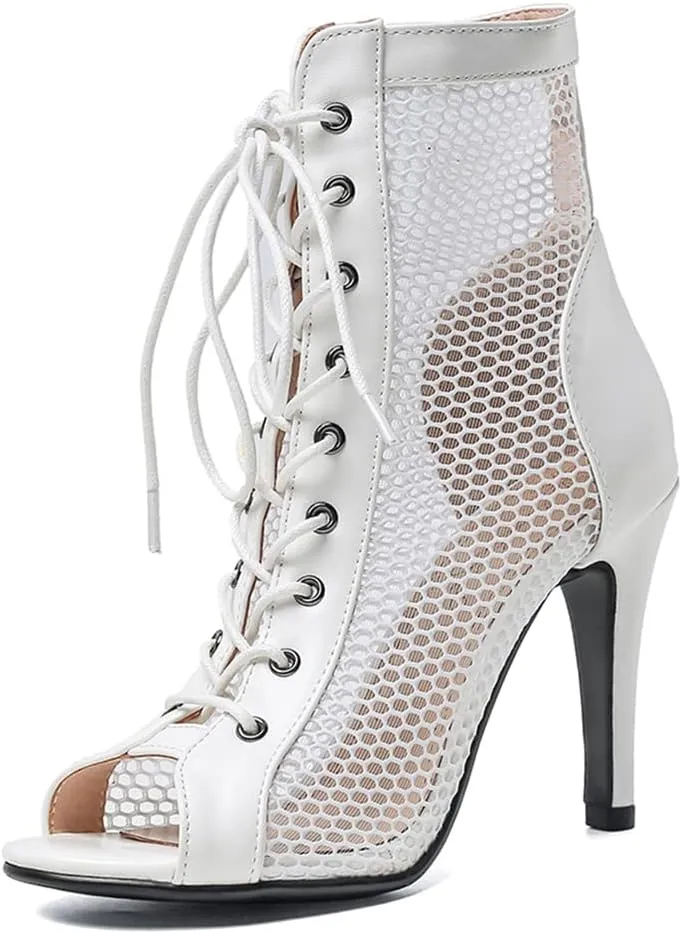 Fashion Peep Toe Booties Gladiator High Top Sandals