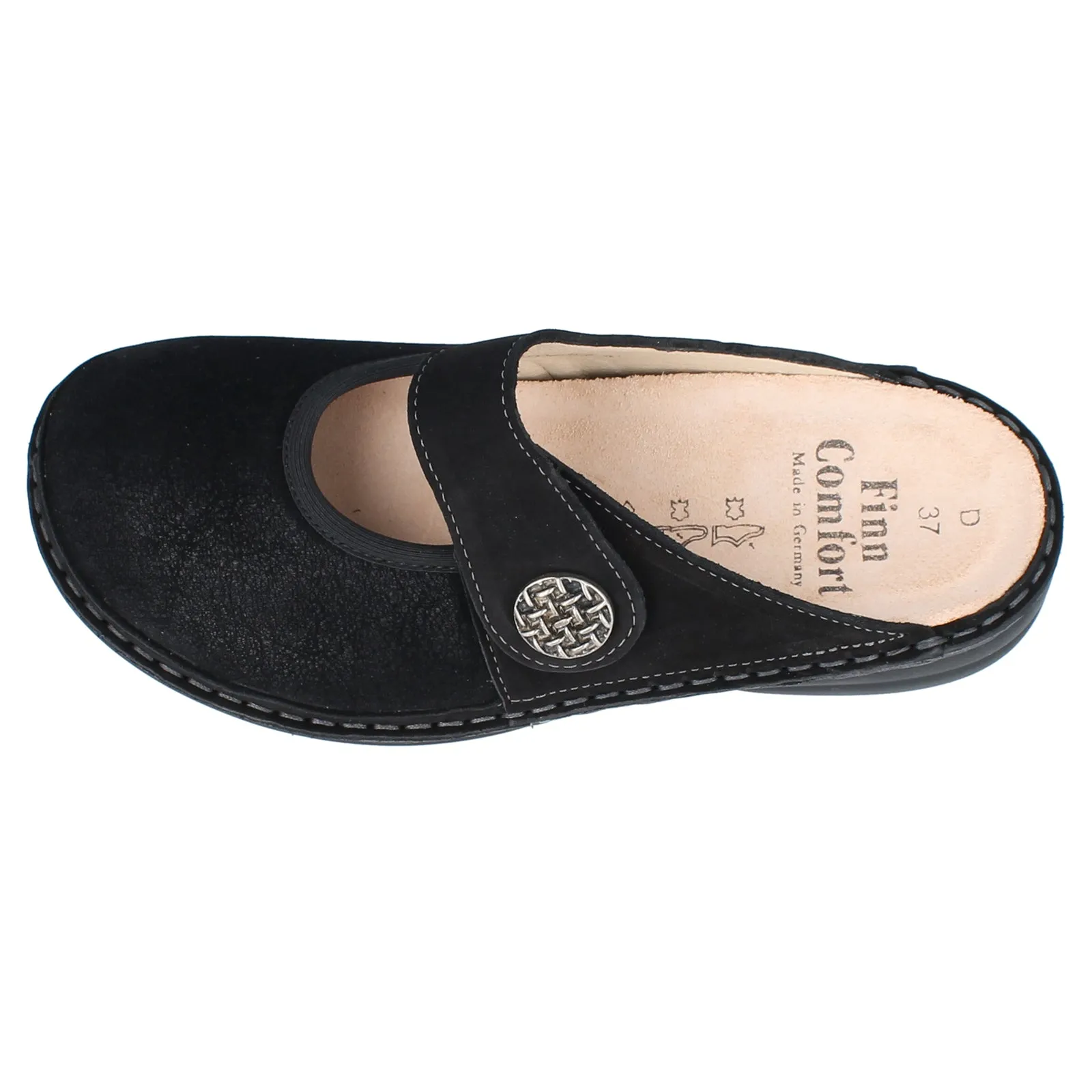 Finn Comfort Asinara Leather Synthetic Women's Slip On Sandals