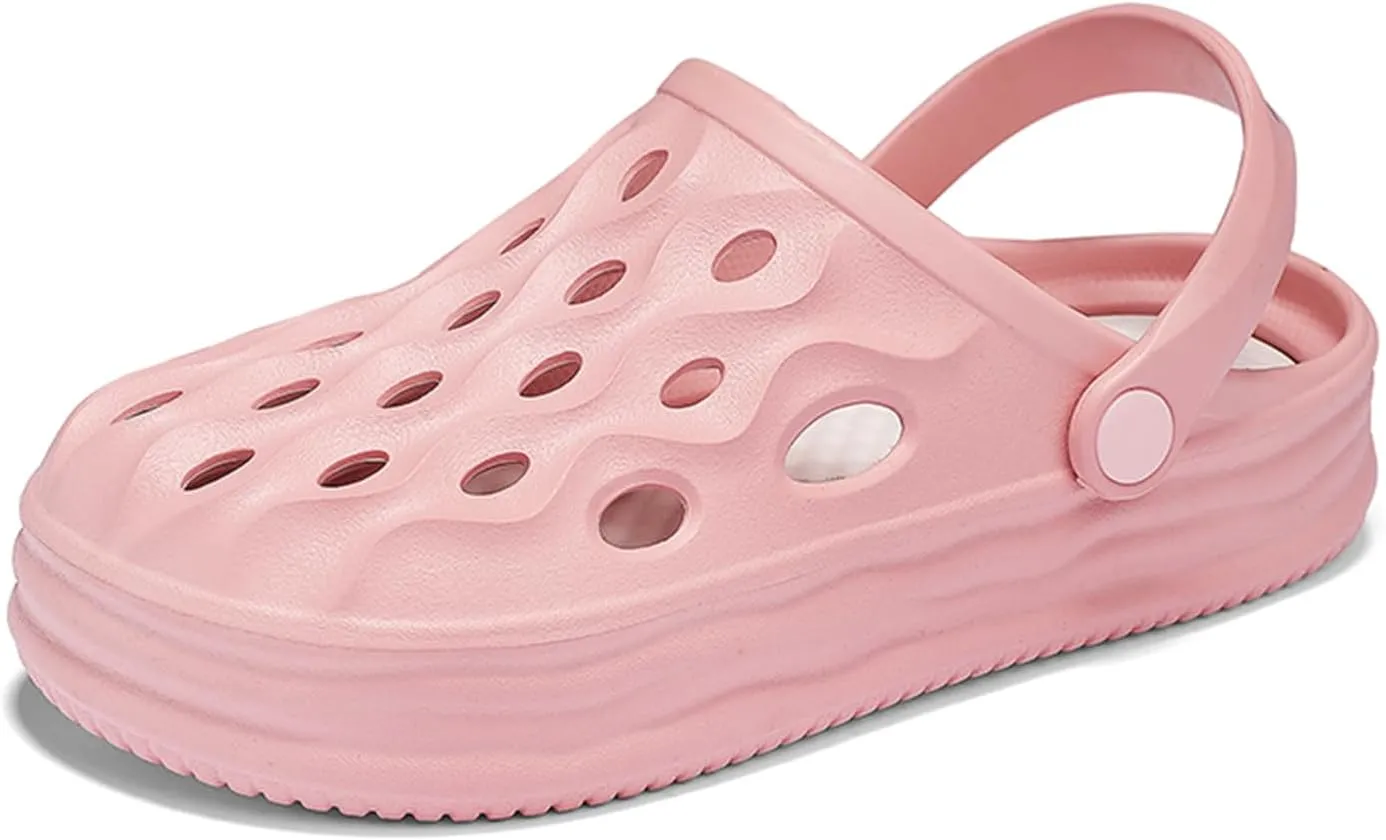 FLIOZY Womens Garden Clogs Shoes with Arch Support Comfort Slip-on Height Increasing Sandals