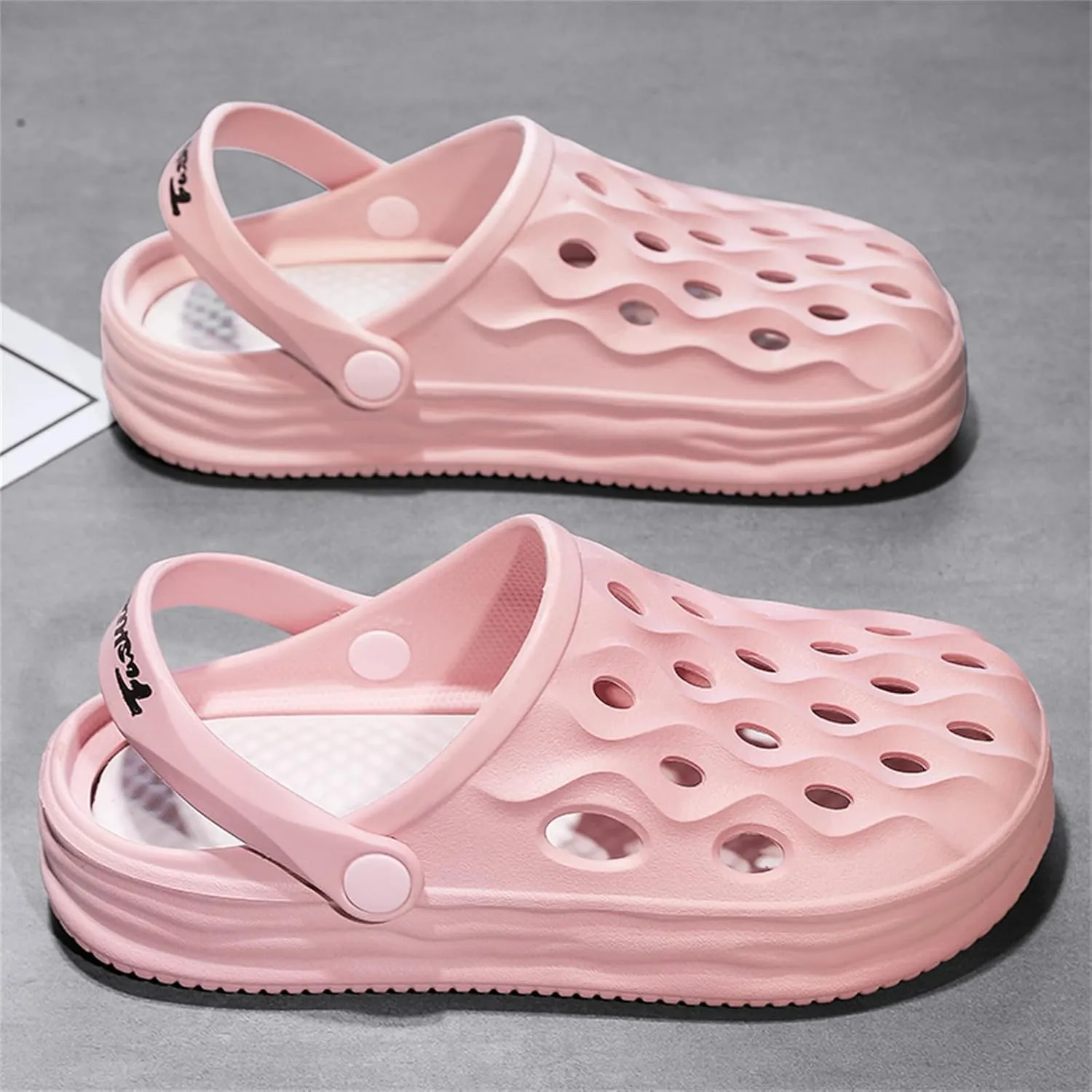 FLIOZY Womens Garden Clogs Shoes with Arch Support Comfort Slip-on Height Increasing Sandals